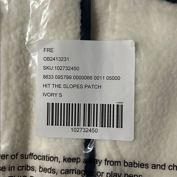 NWT! FP Free People Movement Hit The Slopes Patch Fleece Jacket Sz S/M - Picture 6 of 6